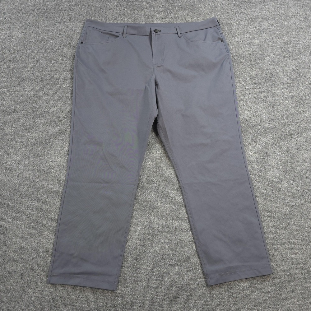 Public Rec Pants Mens 44x29 Gray Workday Performance Chino Travel Everyday